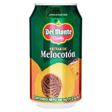 del monte nectar lata 330 melocoton
