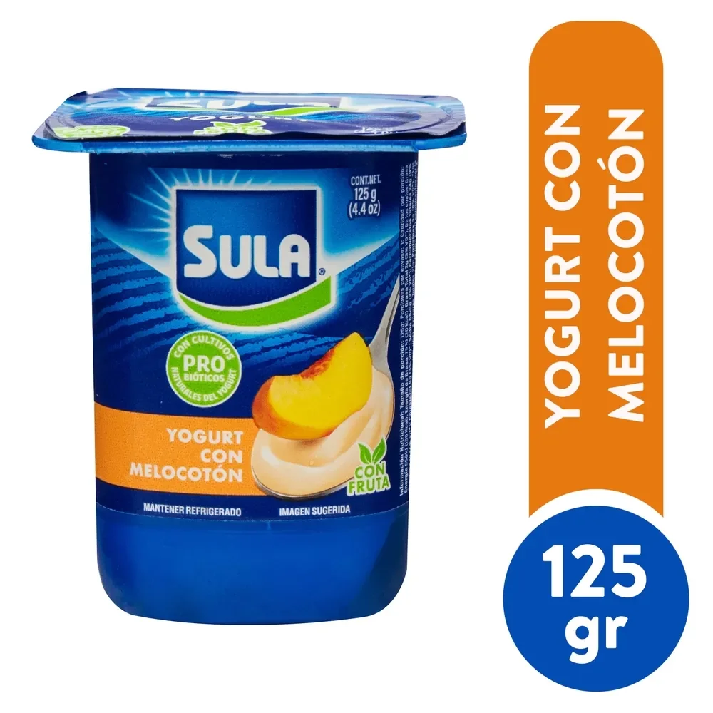 YOGUR MELOCOTON SULA 125gr