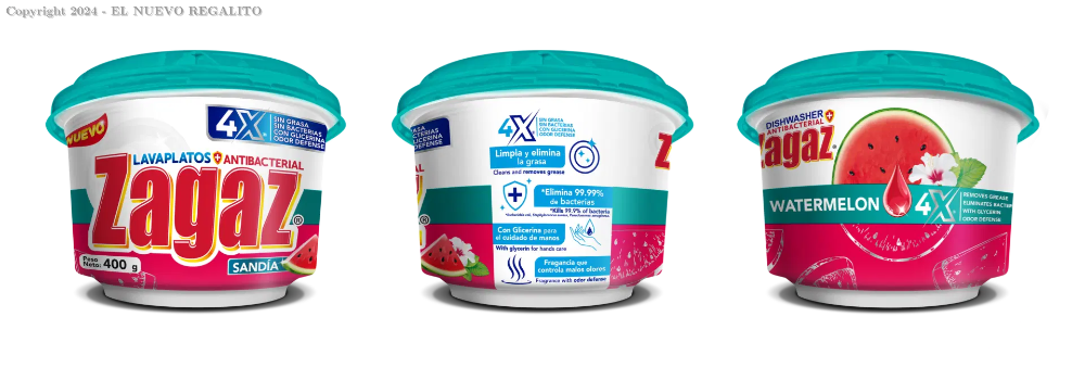 400 G.LAVAPLATOS ZAGAZ SANDÍA POR UNIDAD
