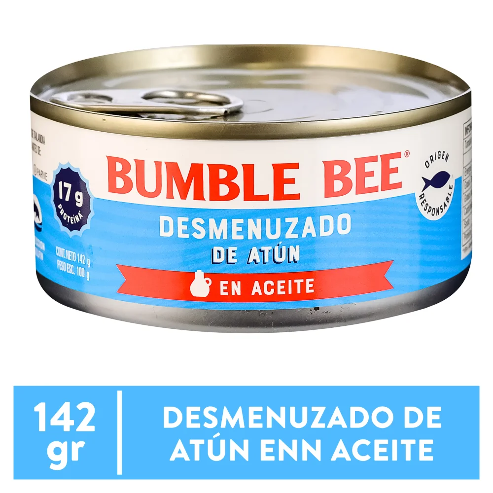 ATUN BUMBLE BEE FLAKED TUNA CON ACEITE 142 G