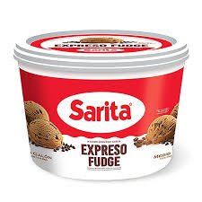 Helado sarita, medio galón sabor expresso
