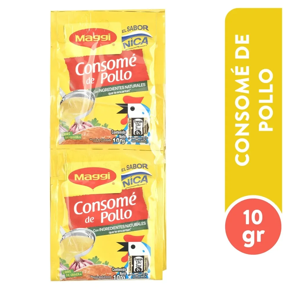 Consome de pollo por unidad
