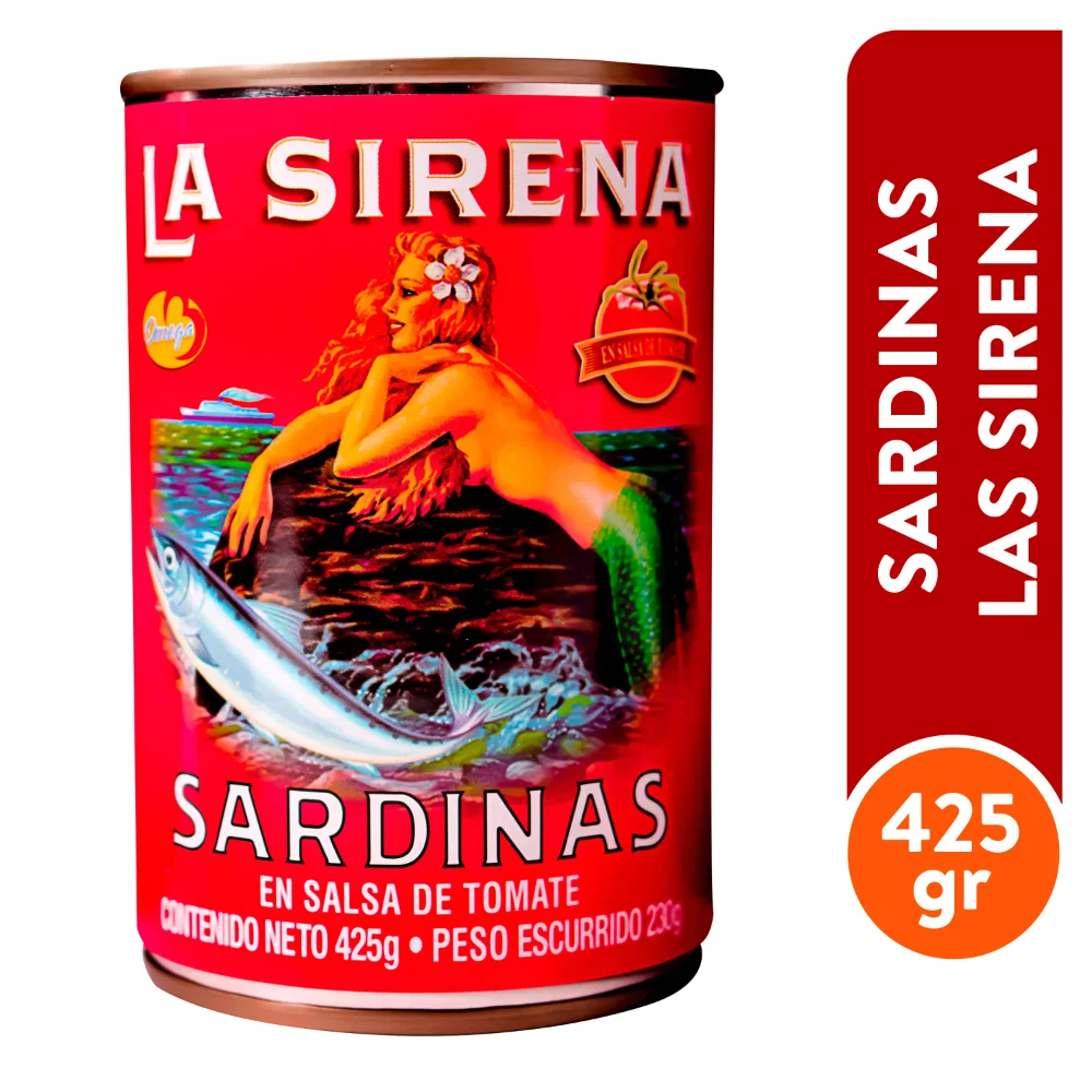 SARDINA LA SIRENA EN SALSAS 5.5 ONZ