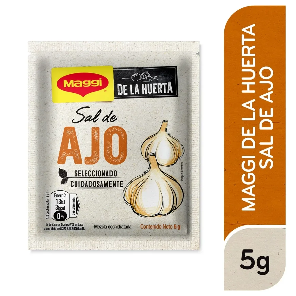 sal de ajo maggi en sobre