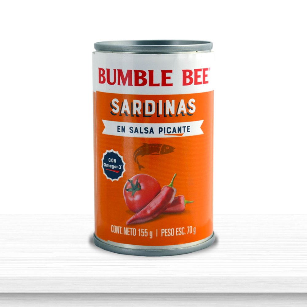 SARDINA BUMBLE BEE EN SALSA PICANTE 155 G