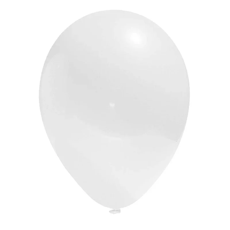 globo blanco 9 unidad