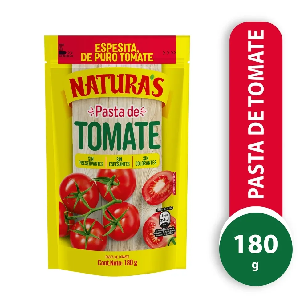 PASTA DE TOMATE NATURAS 180G