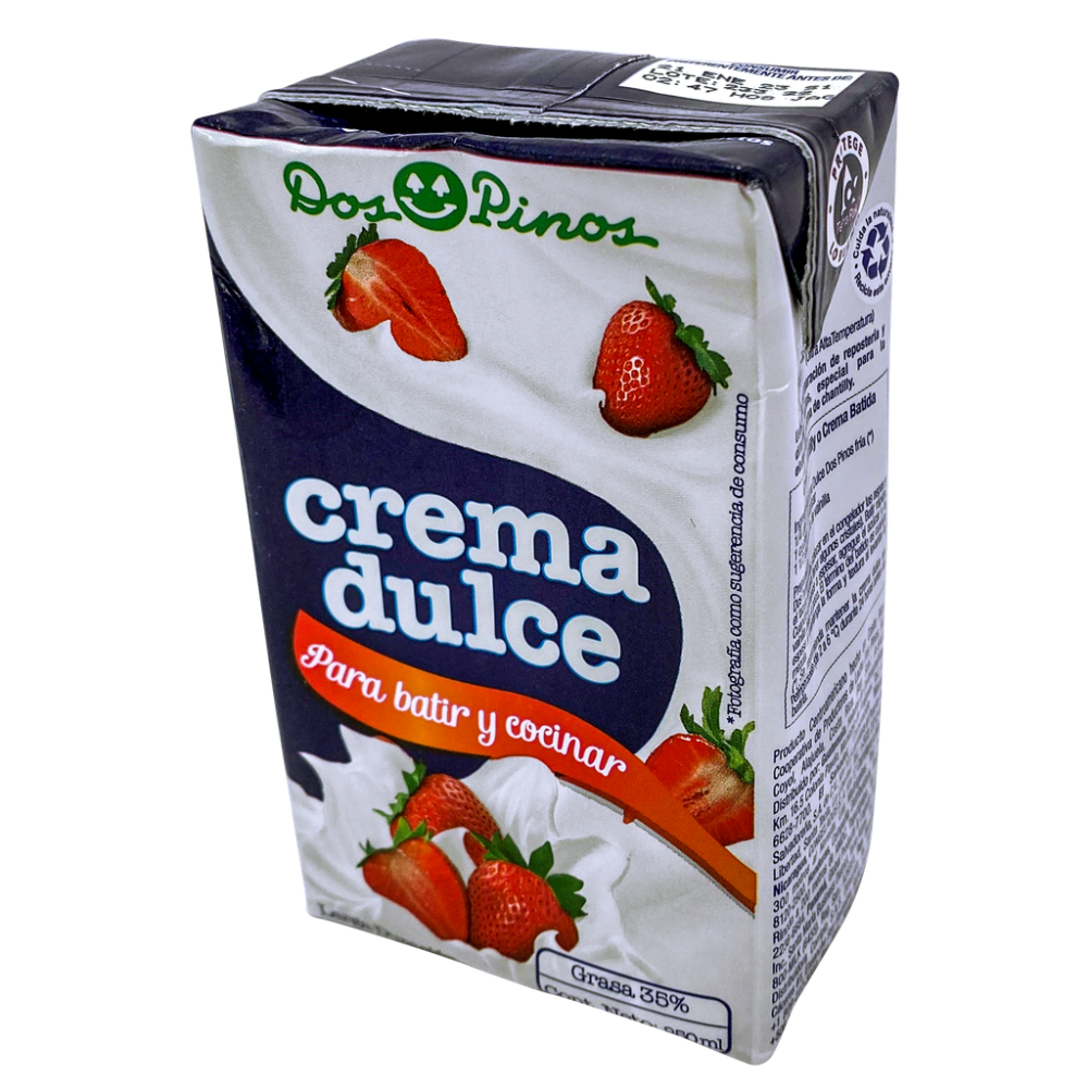 CREMA DULCE DOS PINOS CJ 250ML