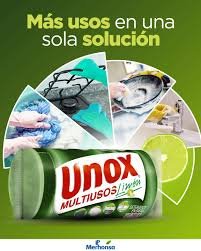 215 G DETERGENTE EN BARRA UNOX LIMÓN