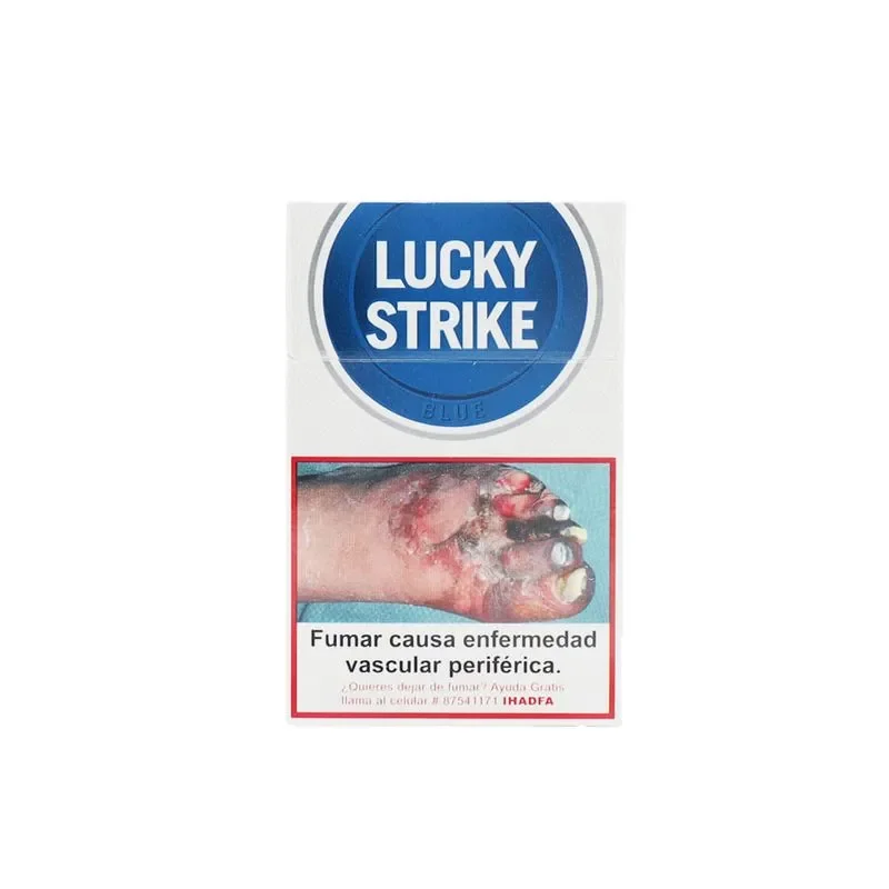 cigarros lucky strike azul paquete 20 unidades