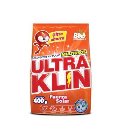 400 G.DETERGENTE EN POLVO ULTRAKLIN FUERZA VIT