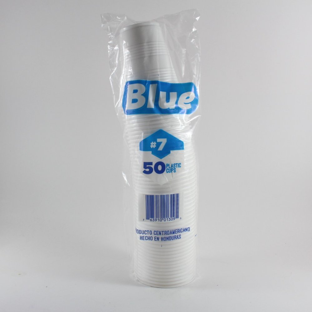 vaso numero 7 blue