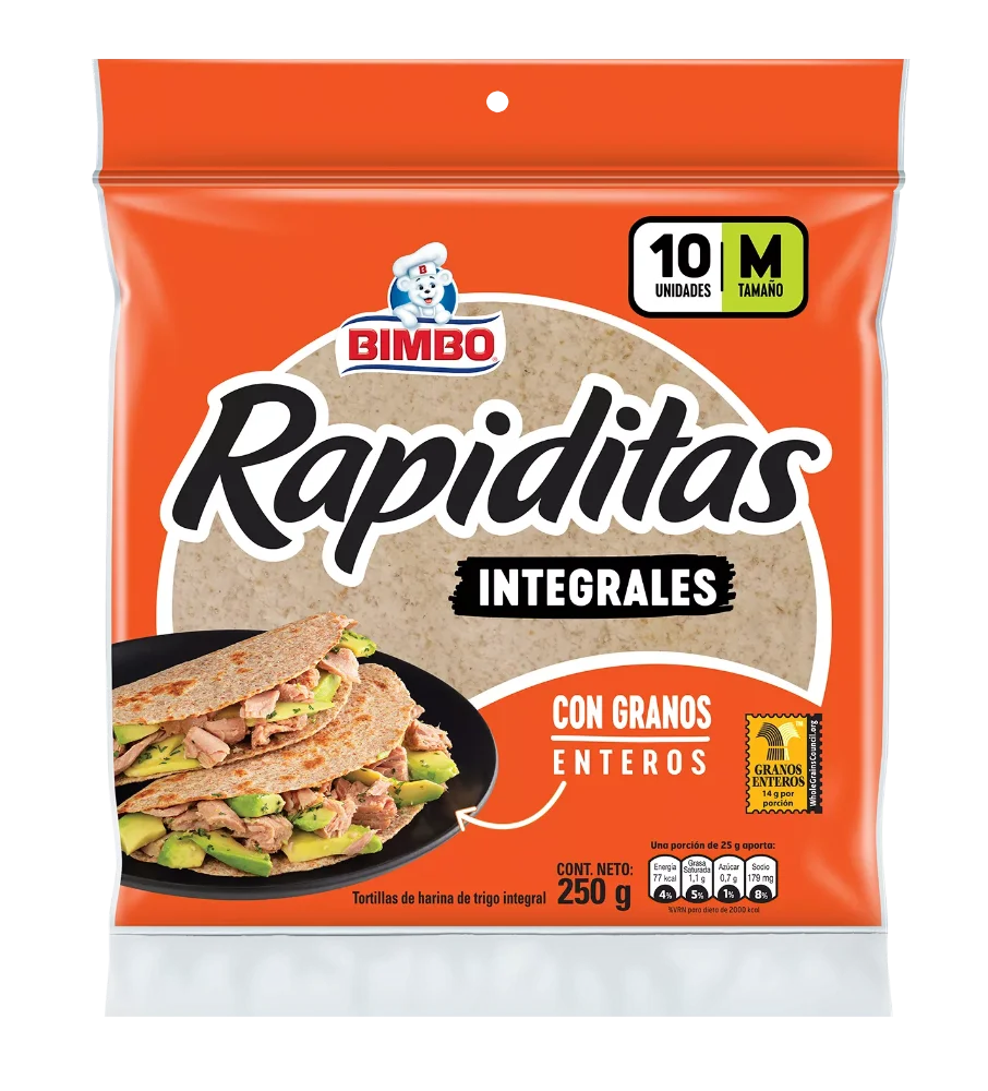 RAPIDITA INTEGRAL BIMBO 250G