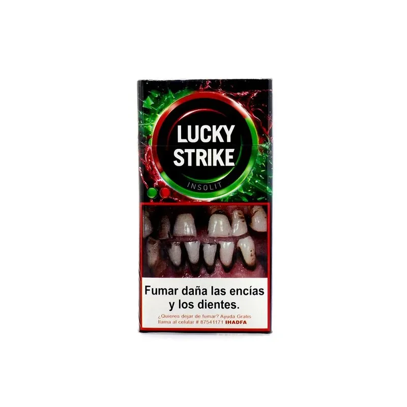 cigarros lucky strike sandia paquete 20 unidades
