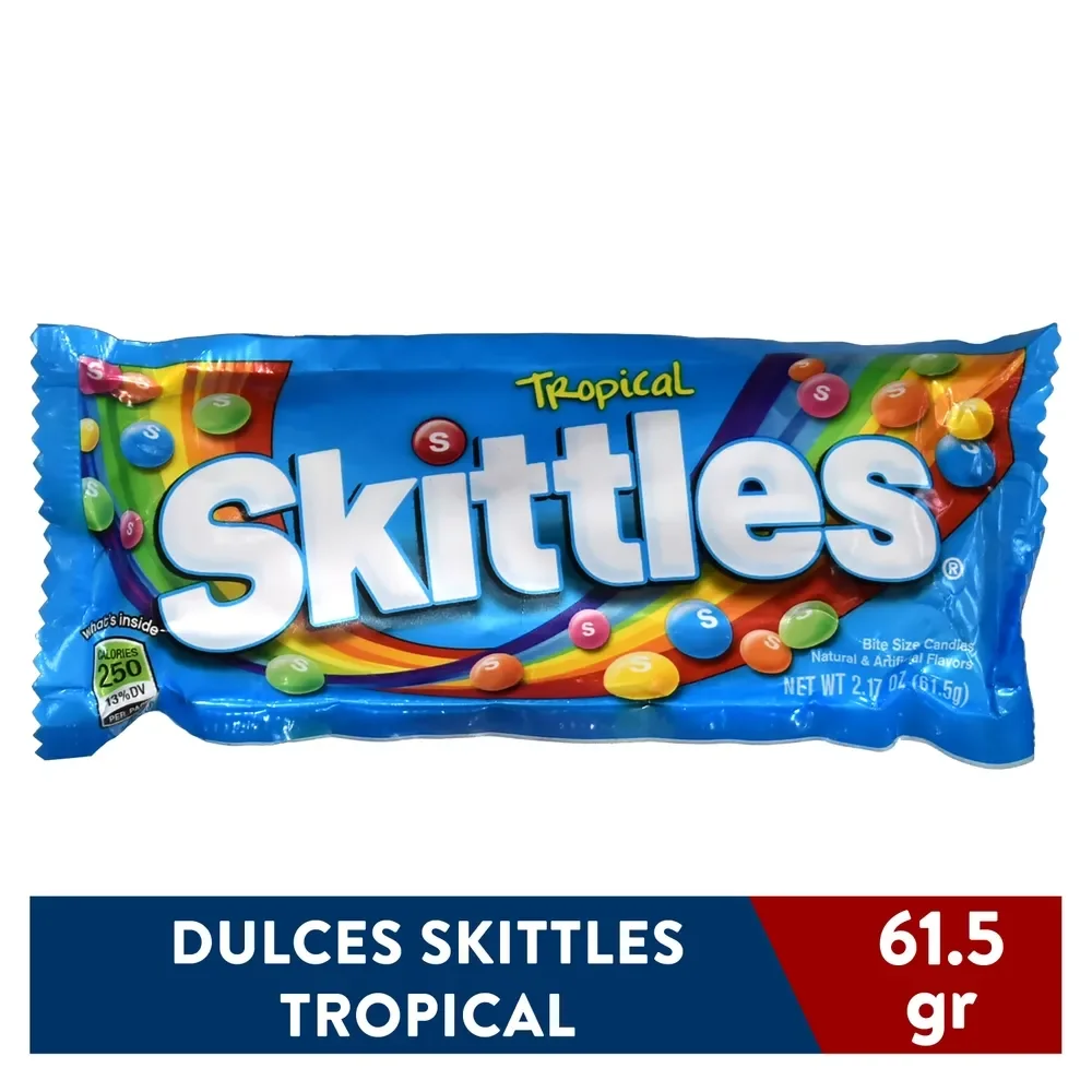 skittles azul 62g
