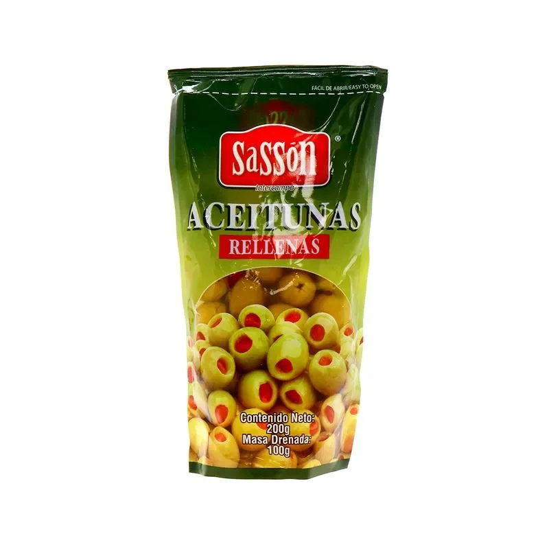 sasson aceituna rellena 200g