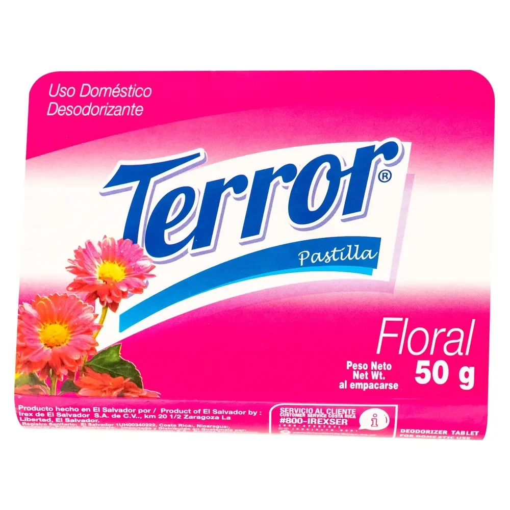 PASTILLA TERROR FLORAL 50 G