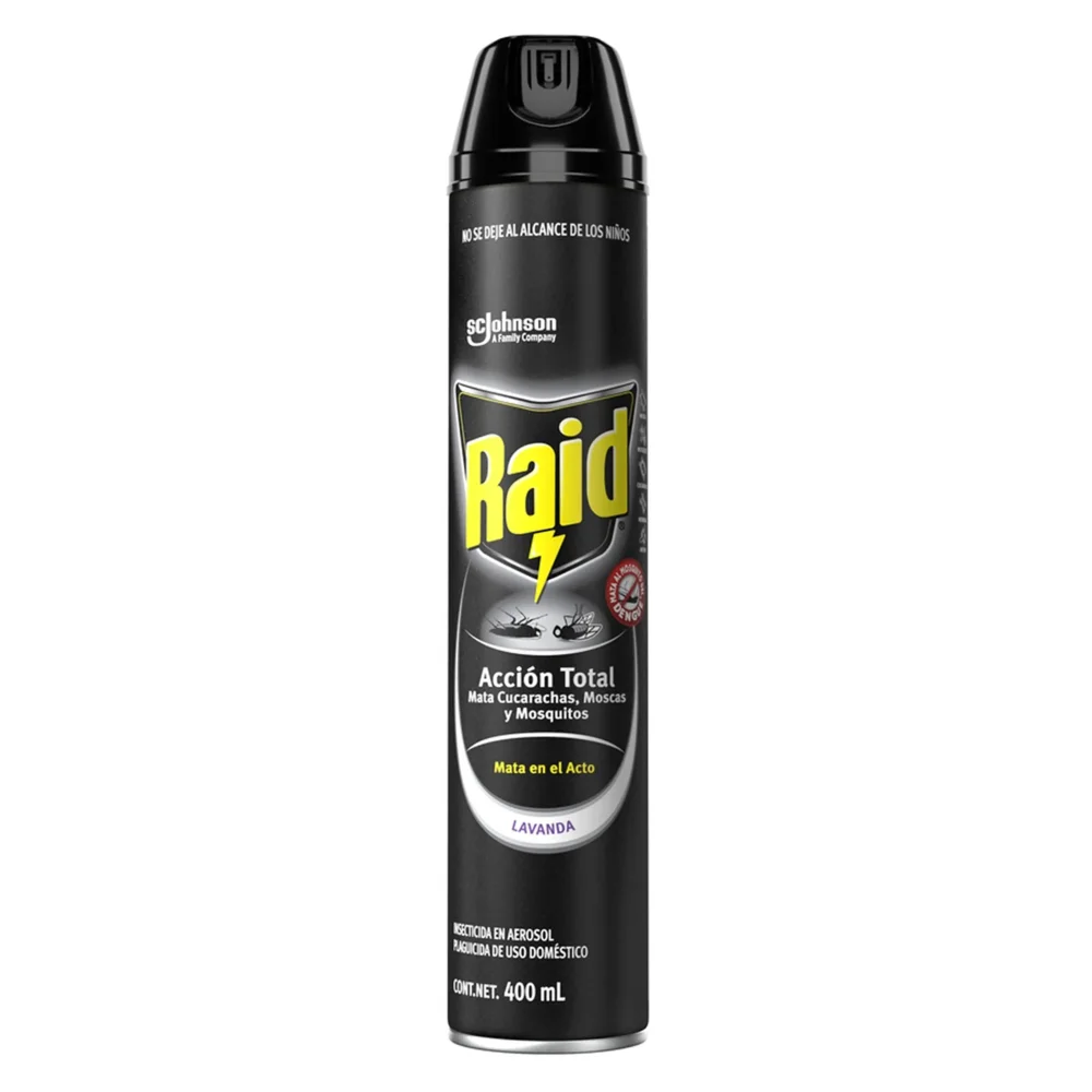RAID AEROSOL ACCION TOTAL 400ML