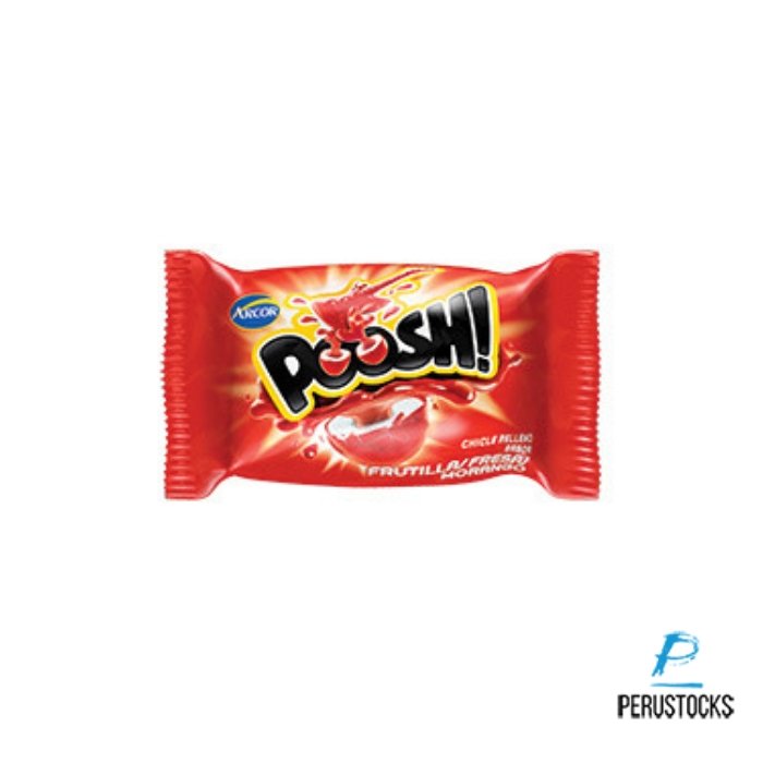 chicle poosh fresa 4g