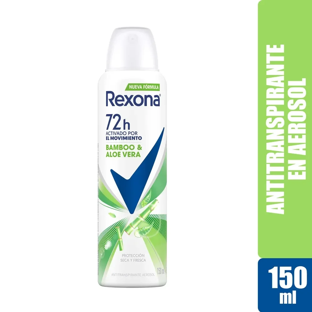 rexona aerosol bamboo y aloe vera 150ml