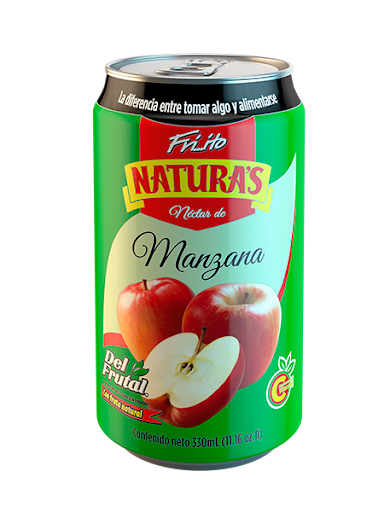 jugo naturas manzana lata 320ml
