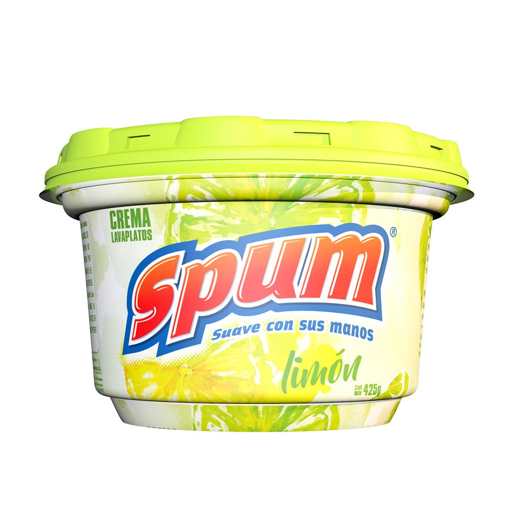 lavaplatos spum crema verde 425grs