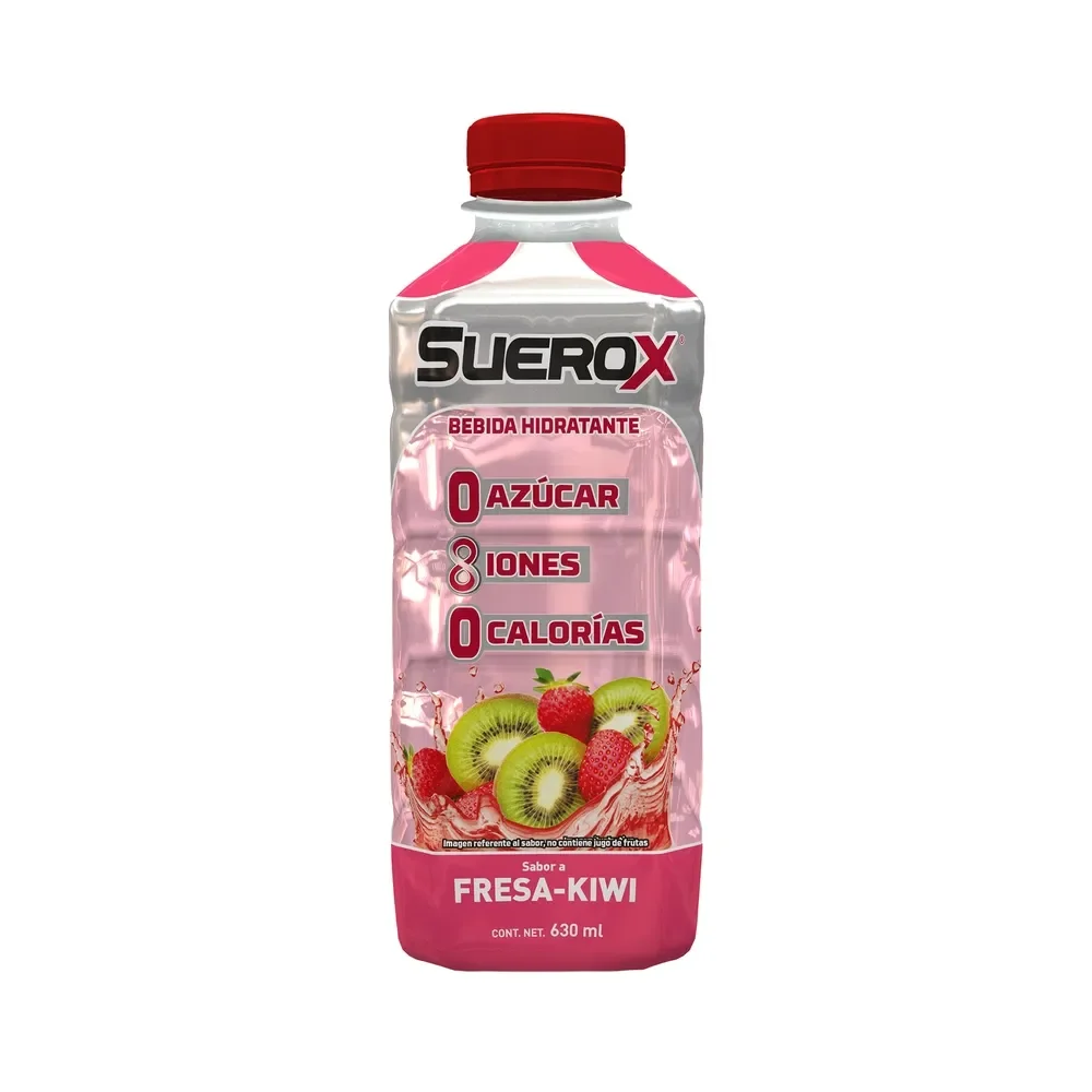 SUEROX ADULTO FRESA KIWI, 630 ML