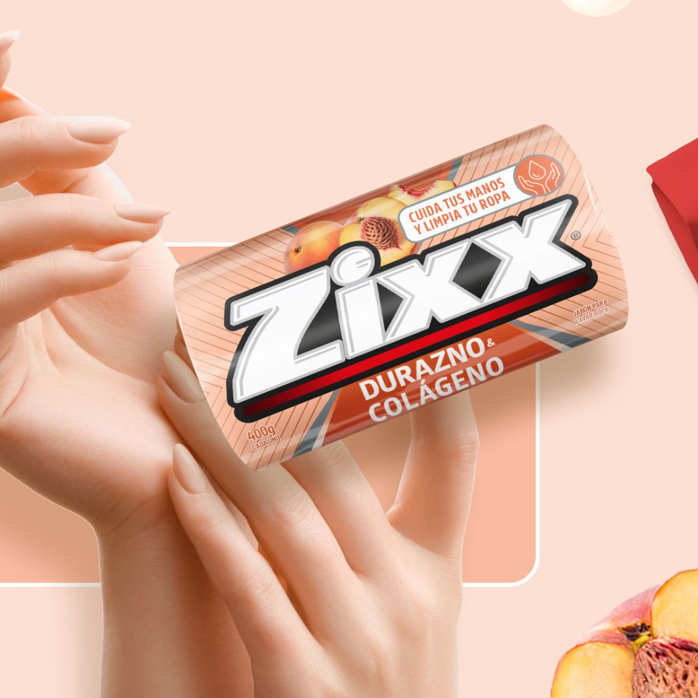 JABON ZIXX DURAZNO 400G