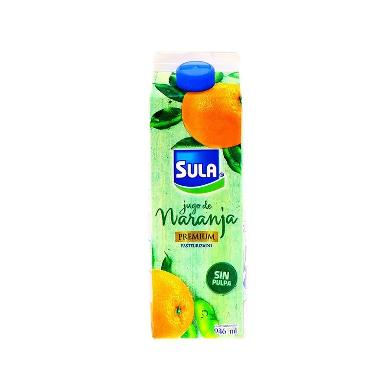 jugo de naranja premium sin pulpa 946ml