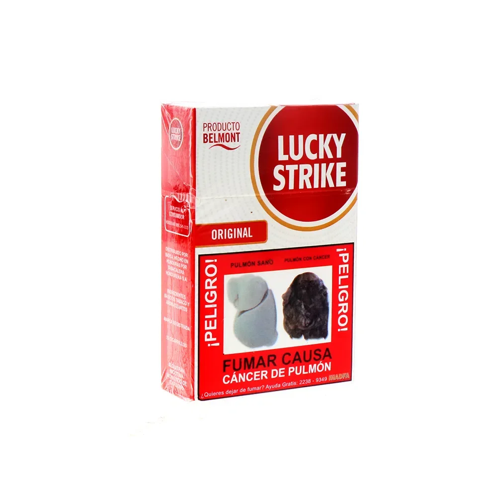 cigarros lucky strike rojo paquete 20 unidades