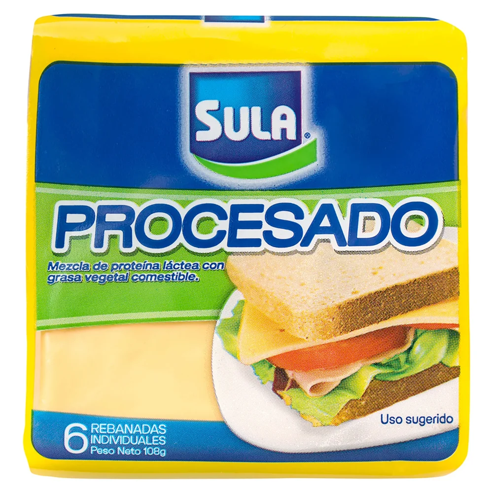 queso sula imitacion 6 rebanadas