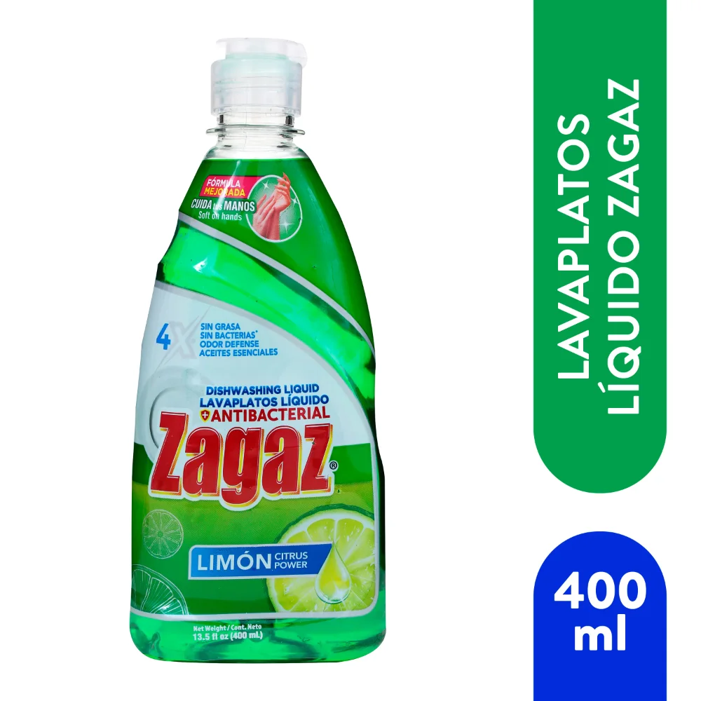 lavaplatos zagaz liquido citrus 400ml