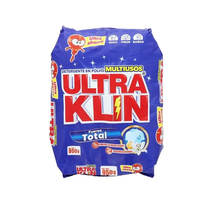 detergente ultraklin fuerza total 950g