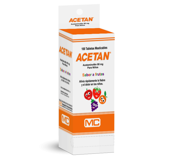 ACETAN INFANTIL PASTILLA