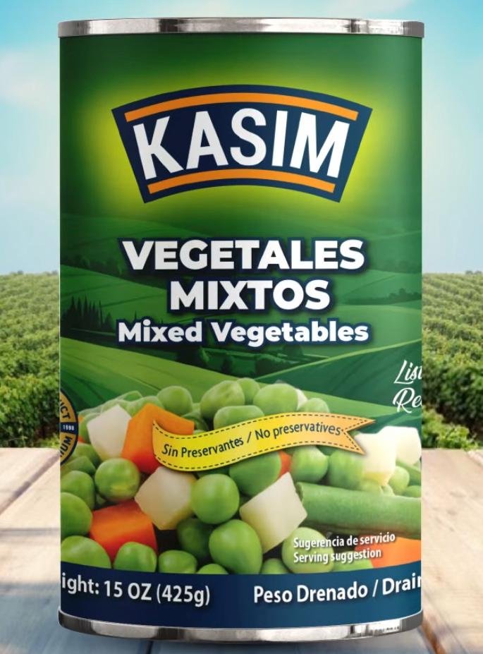 vegetales mixtos kasim 215g
