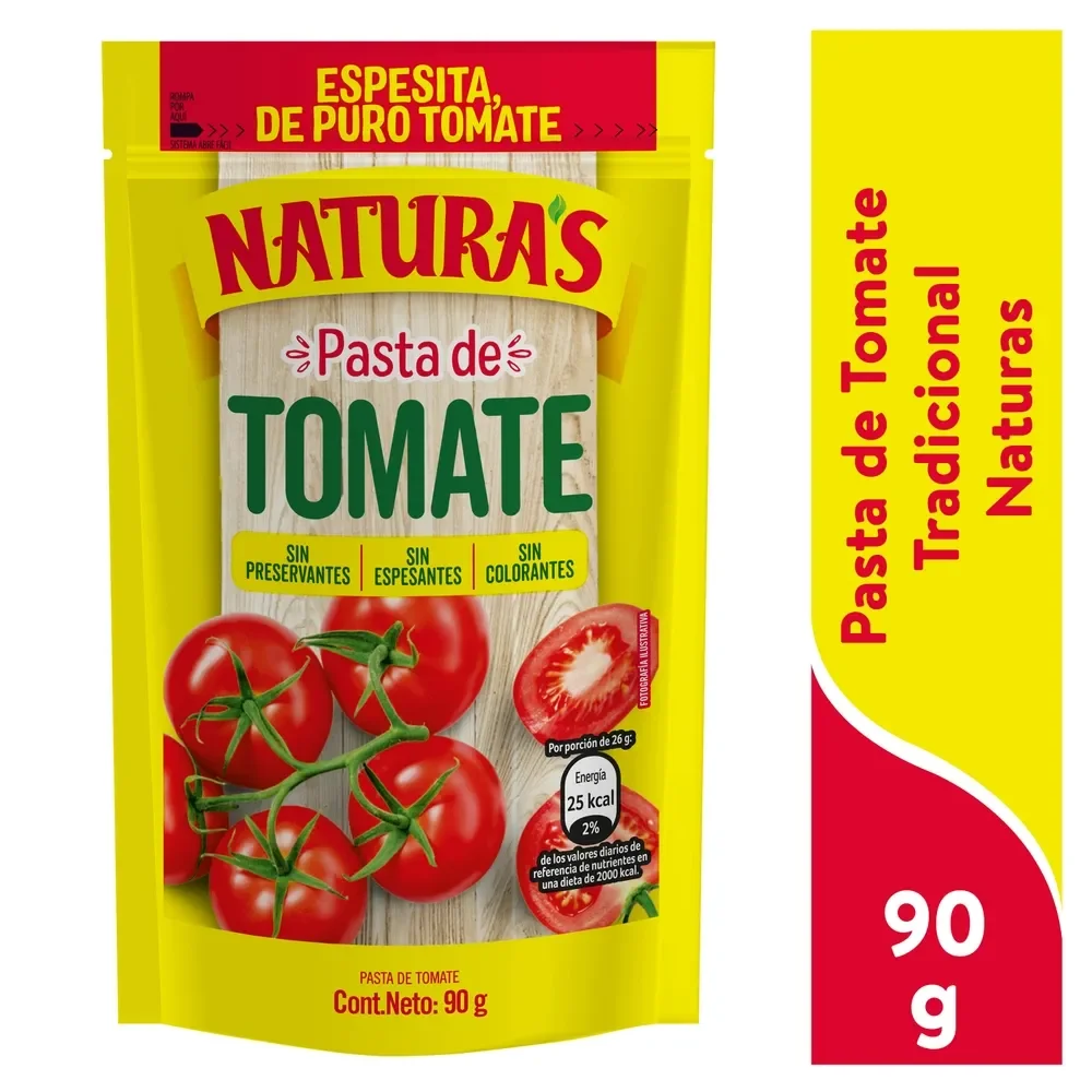 PASTA DE TOMATE NATURAS 90G