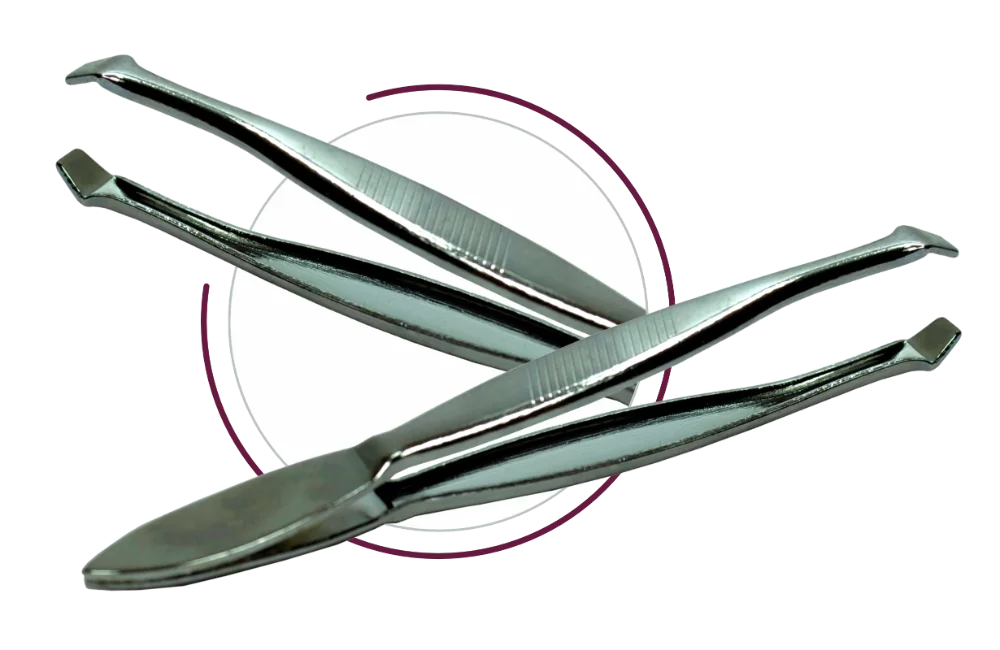 PINZA DE METAL PARA CABELLOS