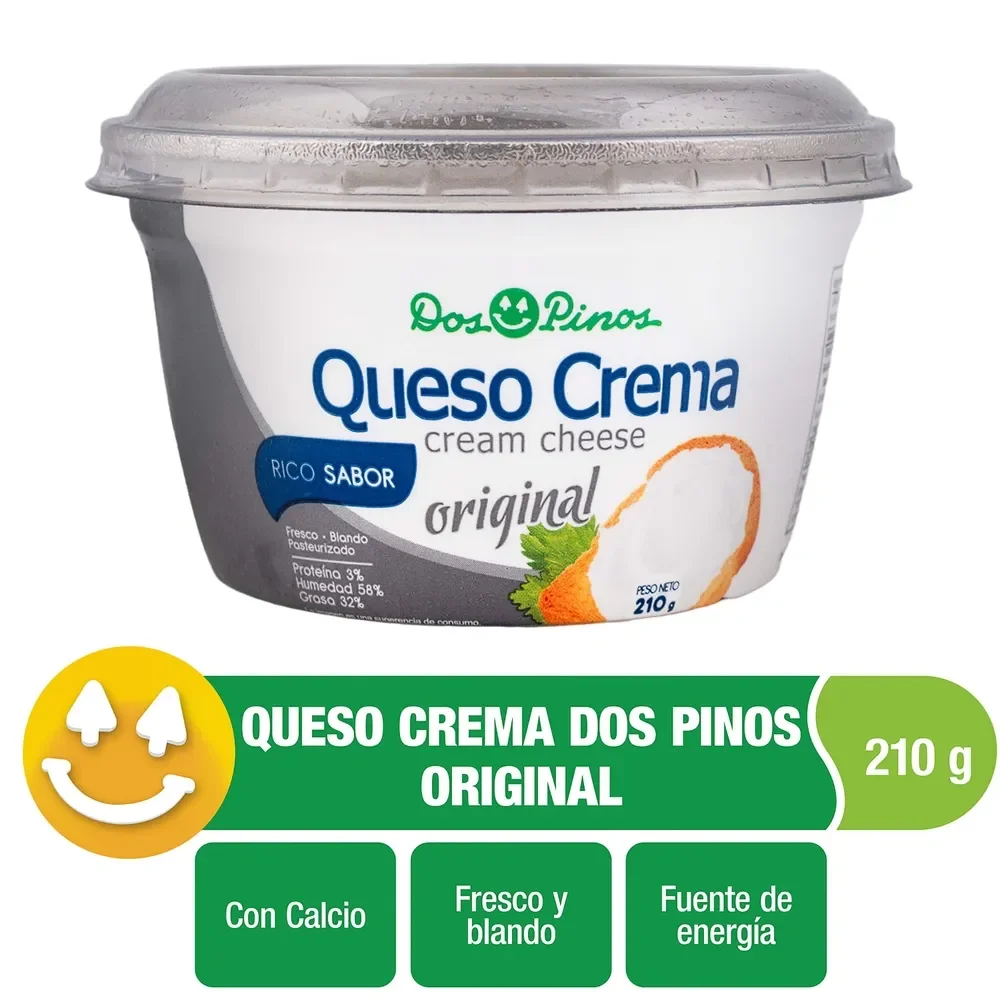 queso crema dos pinos 210g