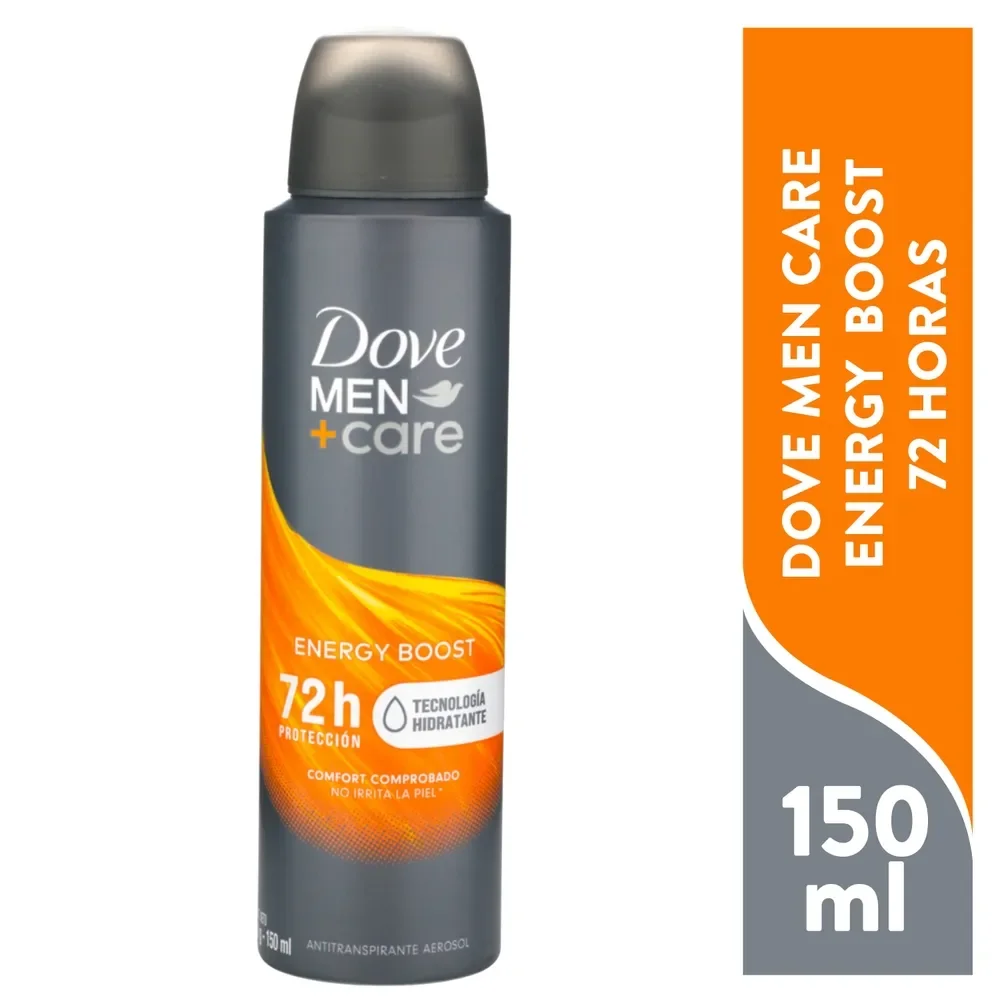dove men aerosol energy boost 150ml