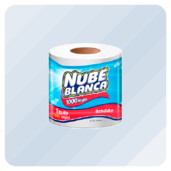 papel nube blanca individual