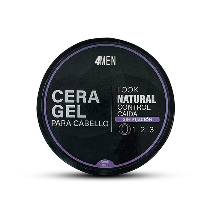 Cera gel 4men natural 190gr