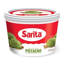 medio galon pistacho sarita