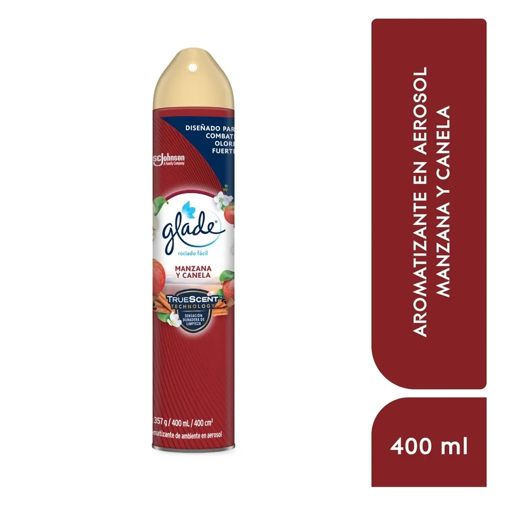 glade aerosol manzana y canela 400ml