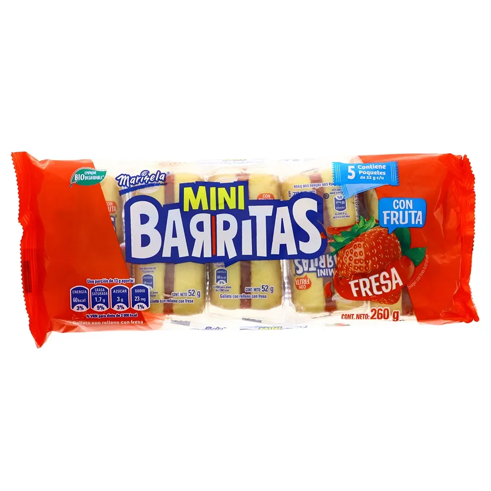 BARRITA FRESA MARINELA 104G