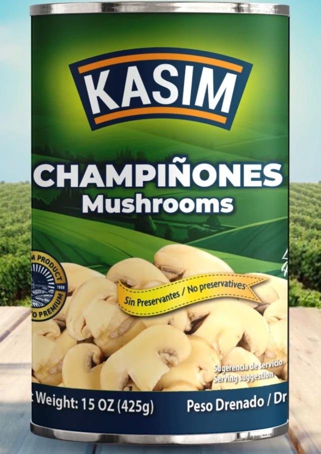 CHAMPINONES REBANA KASIM LATA 184g