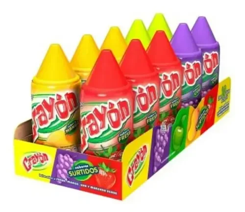 crayon dulce surtido unidad