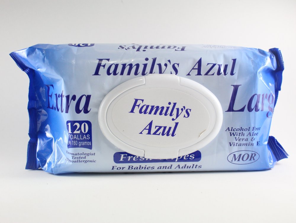 toalla family azul