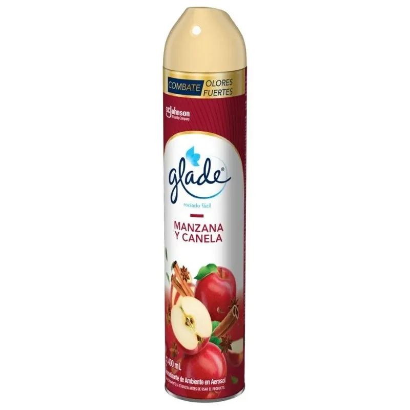 GLADE AEROSOL MANZANA Y CANELA, 400 ML