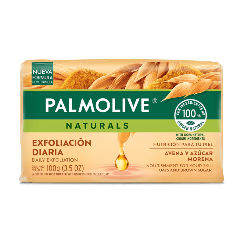 JABON PALMOLIVE AVENA  Y AZUCAR MORENA 150G