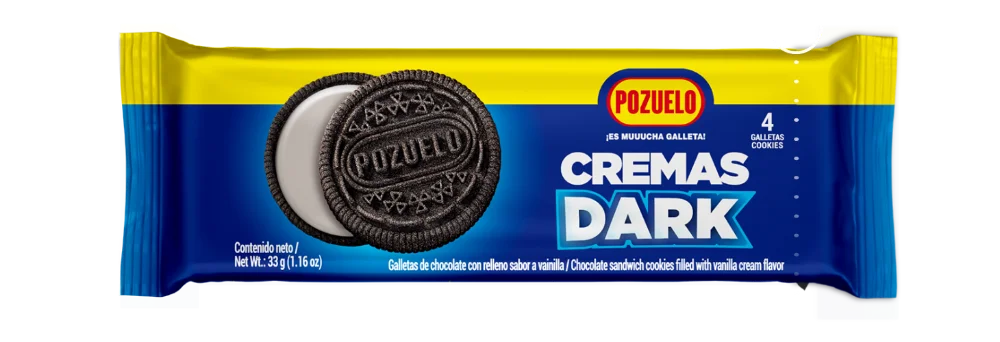 galleta crema dark pozuelo
